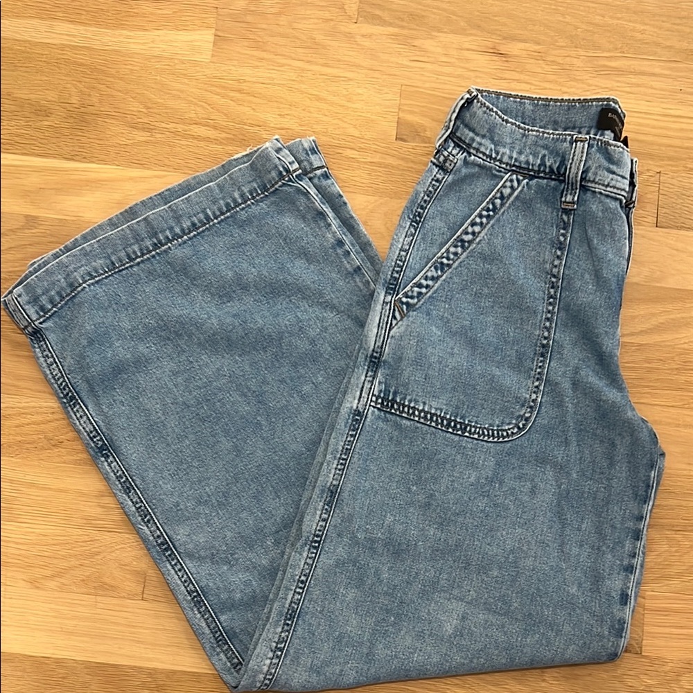 Banana Republic Blue Flare & Wide Leg Jeans